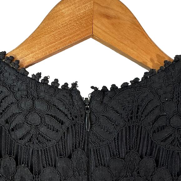 Love by Design New Women's Long Sleeve Lace Overlay Dress Black Size XS - Picture 11 of 13